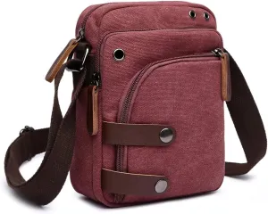 Collsants Mini Crossbody Bags for Women and Men - Small Purses and Handbags - Travel Bag - Canvas Shoulder Purse