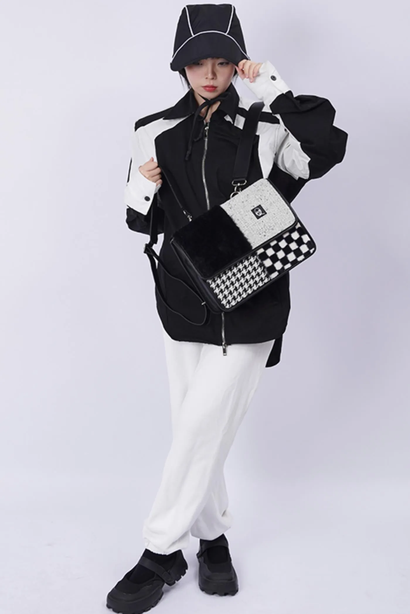 Color Clash Crossbody Bag