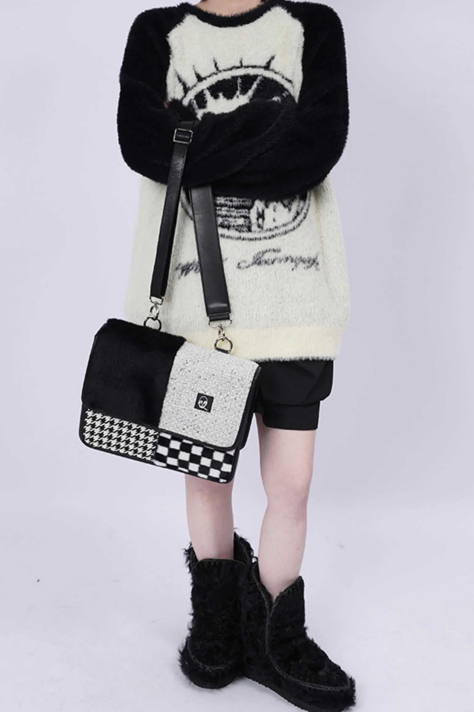 Color Clash Crossbody Bag
