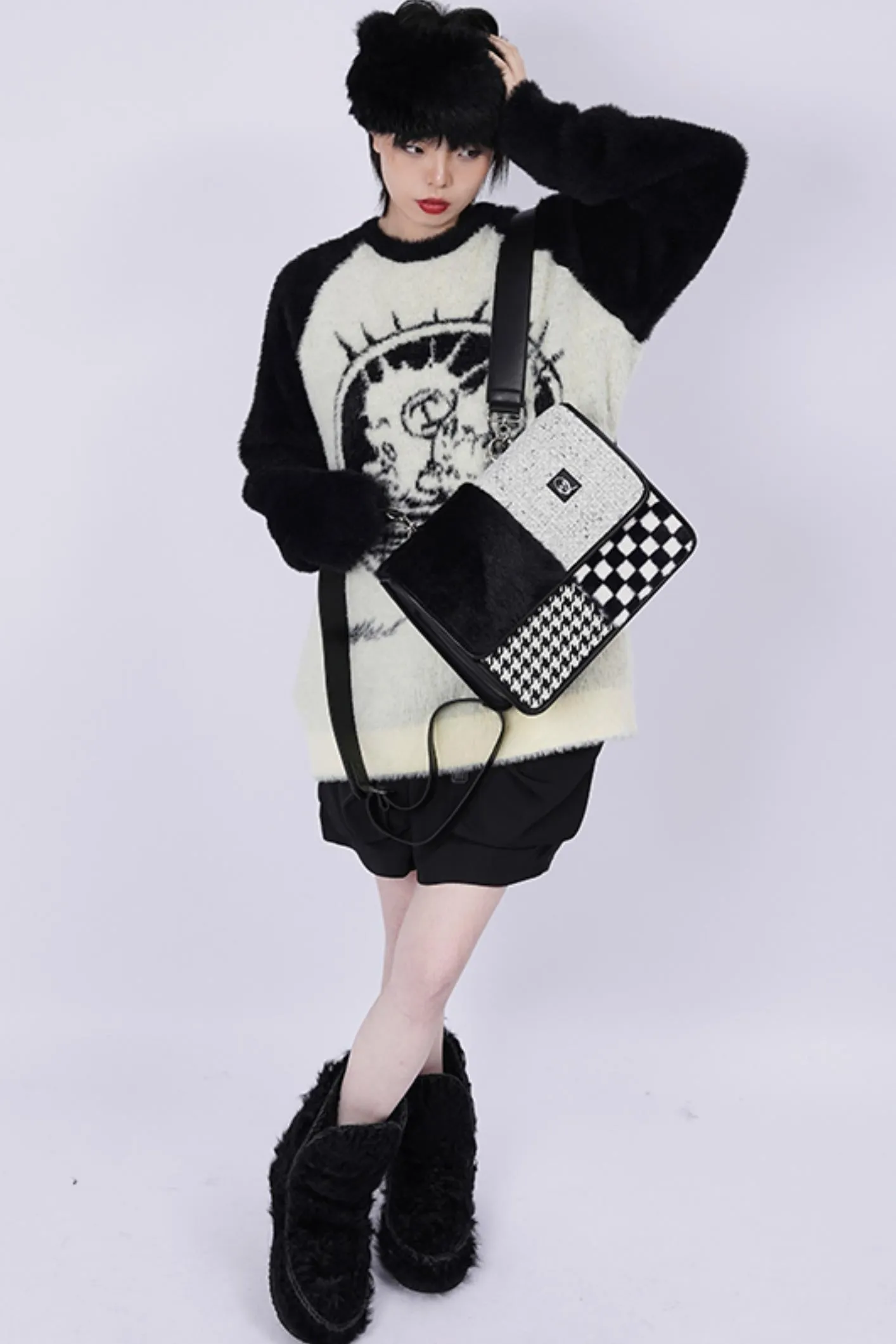 Color Clash Crossbody Bag