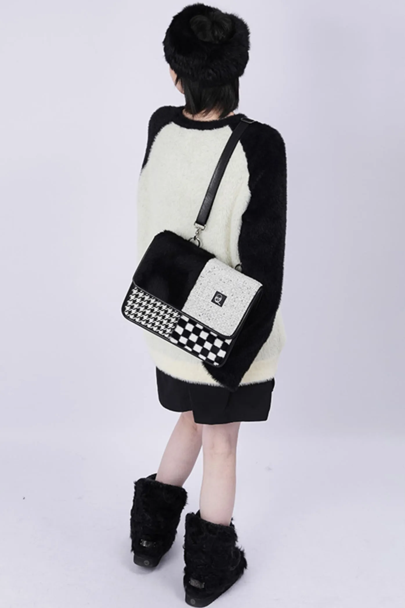 Color Clash Crossbody Bag