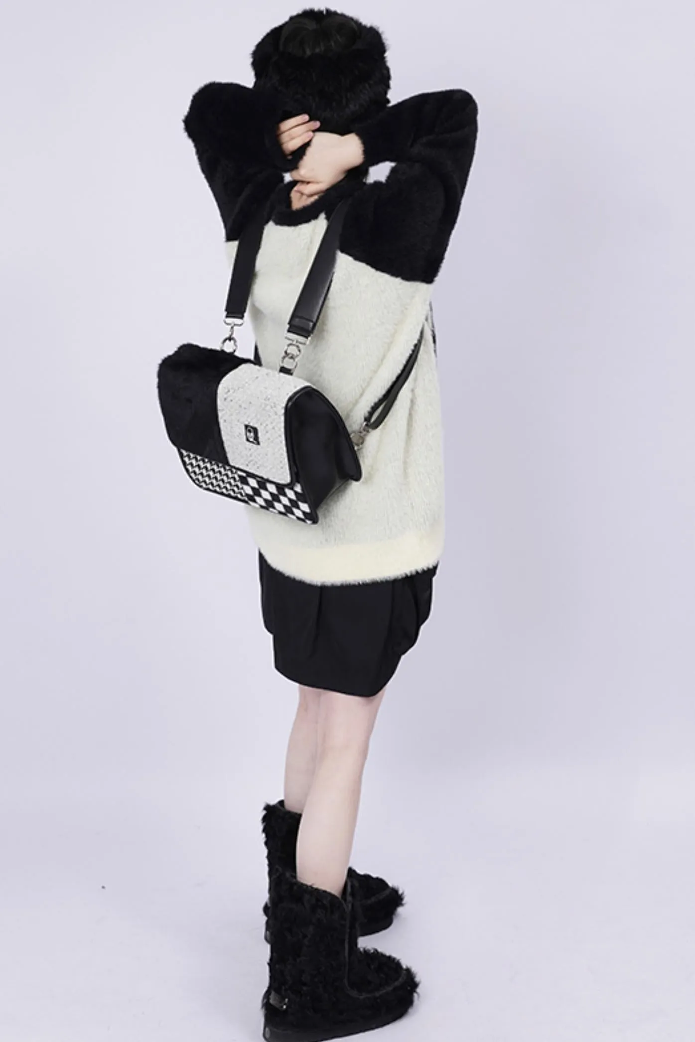 Color Clash Crossbody Bag