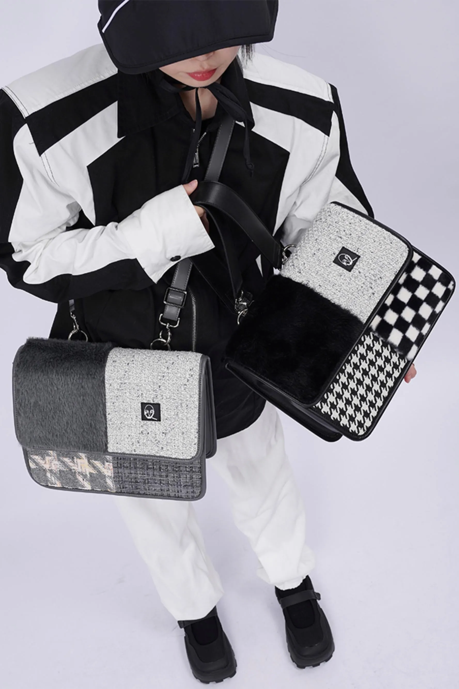 Color Clash Crossbody Bag