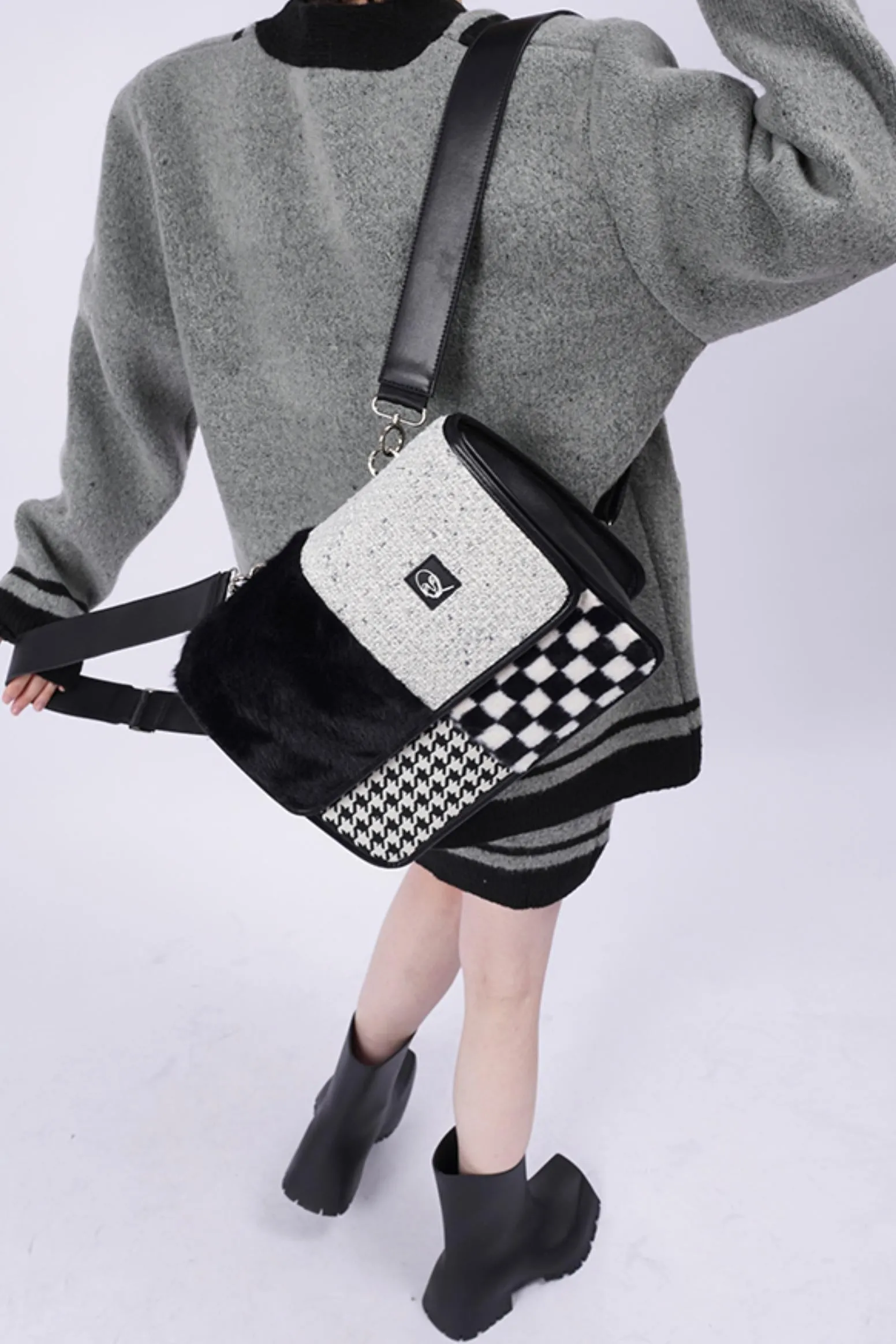 Color Clash Crossbody Bag