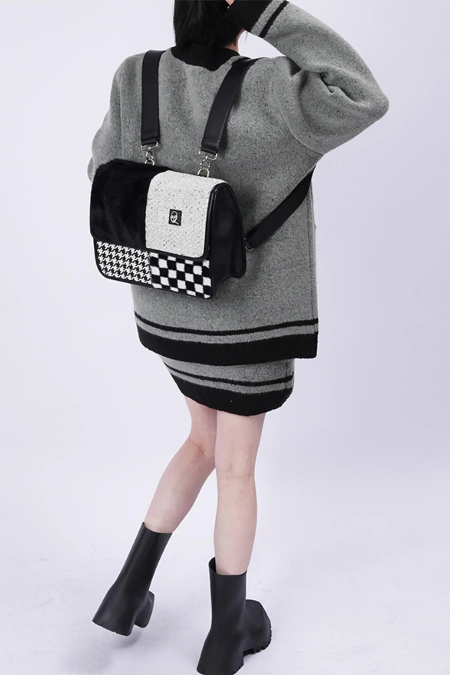 Color Clash Crossbody Bag