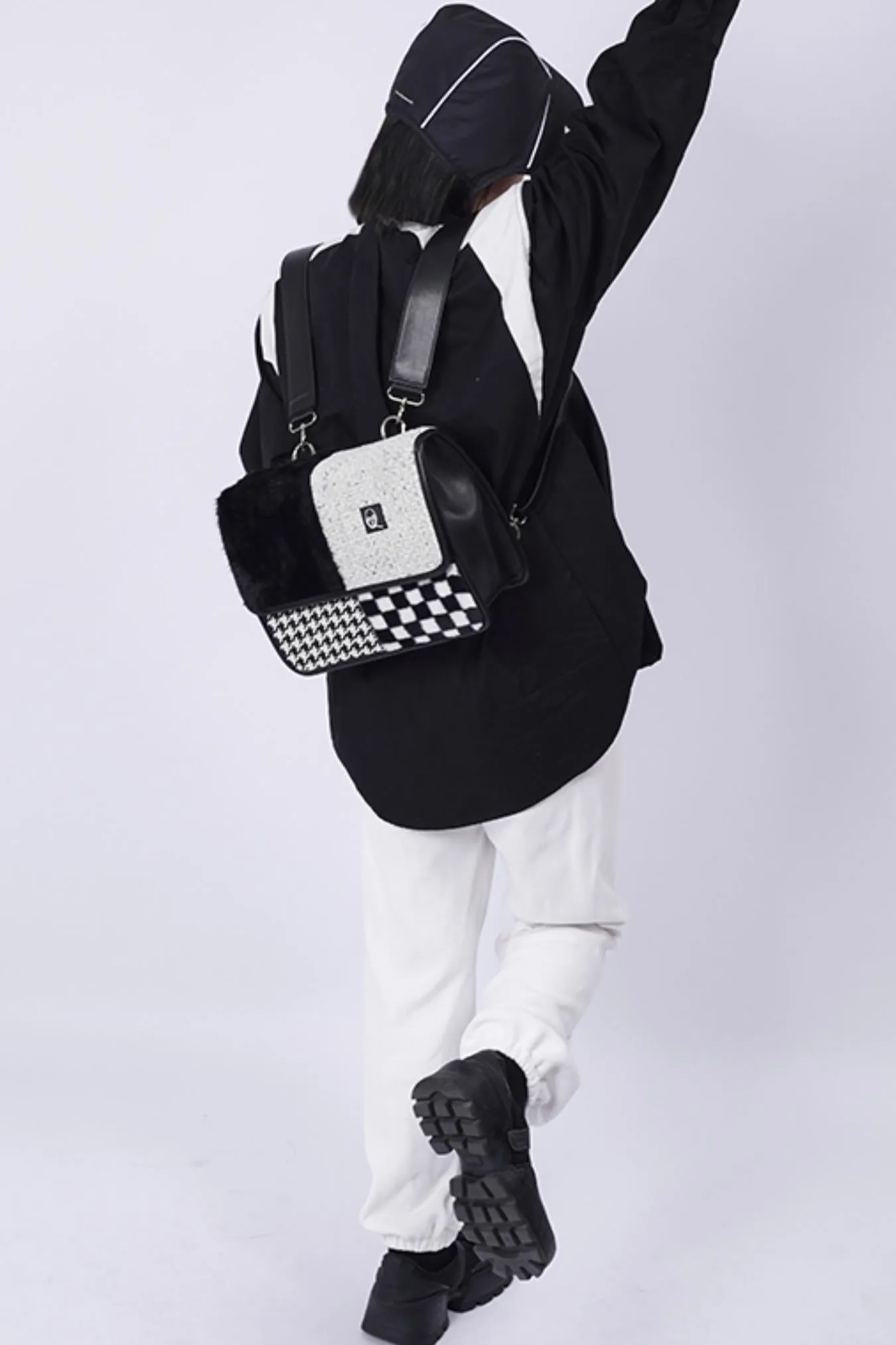 Color Clash Crossbody Bag