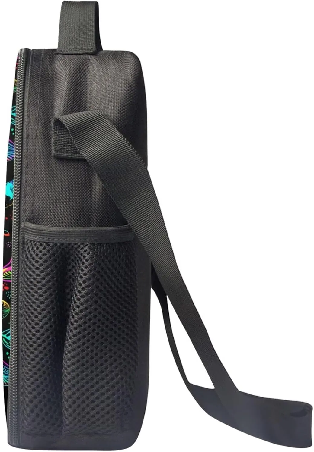 Colorful Mushroom School Backpack for Teen Girls 10-12 Middle School Bookbag With Lunch Box Pencil Case Set 3 In 1 Teens School Bag Elementary Primary Student Book Bags 4Th/5Th/6Th Grade