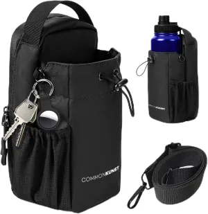 COMMONKUNST Magnetic Gym Water Bottle Bag – Crossbody Sling Bag with Phone Pocket, Durable & Waterproof for Men & Women, Perfect for Gym
