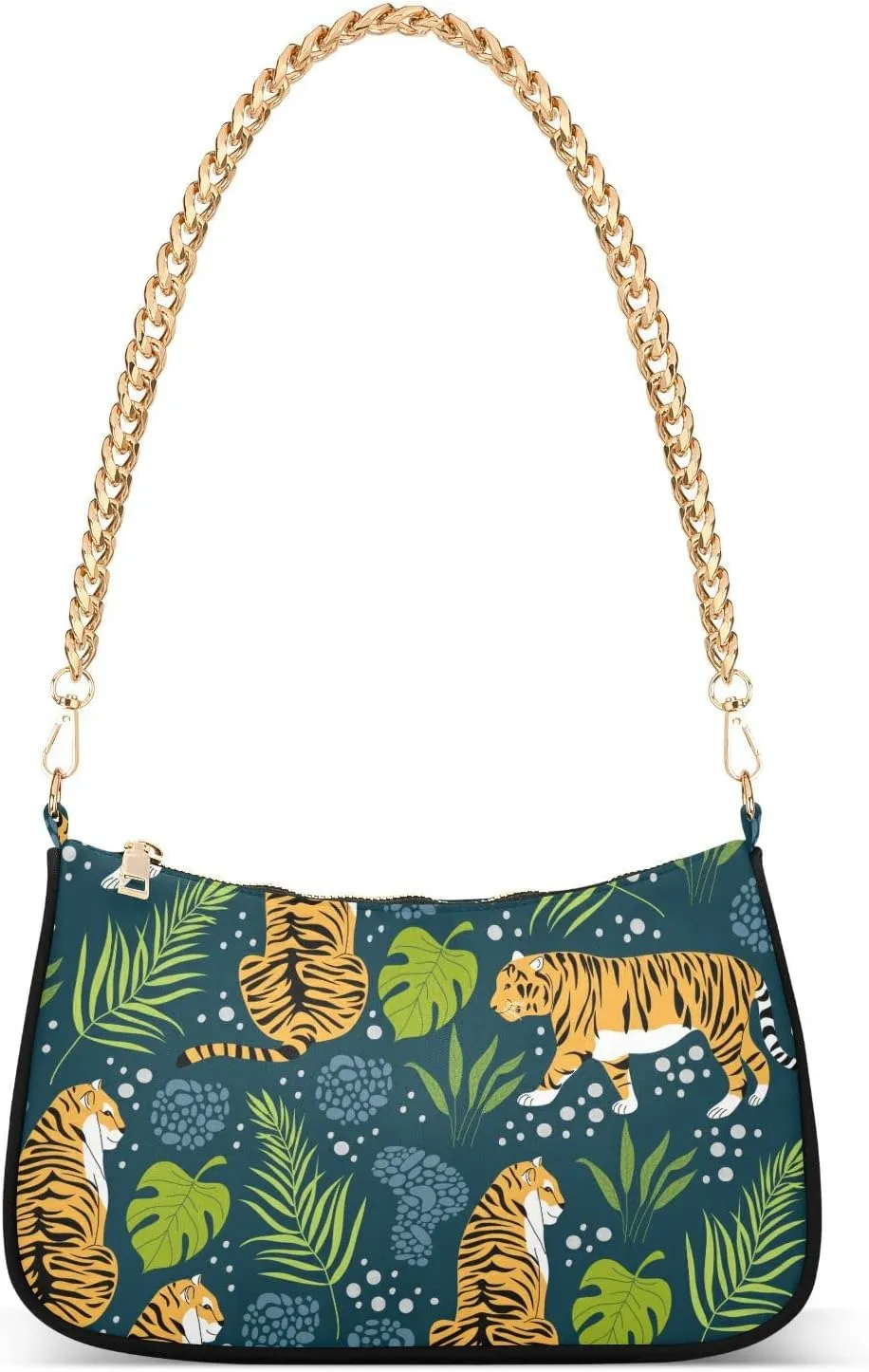 Cross Body Bag Cute Vintage Flowers Tote Bag Chain Bag Shoulder Bag Handbag Purse for Women