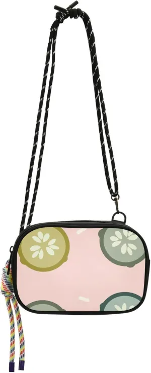 Crossbody Bag Cucumber Slice Cell Phone Purse Wallet with Credit Card Slots Multicolor Handbag with Adjustable Strap Fits Phone Keys And More