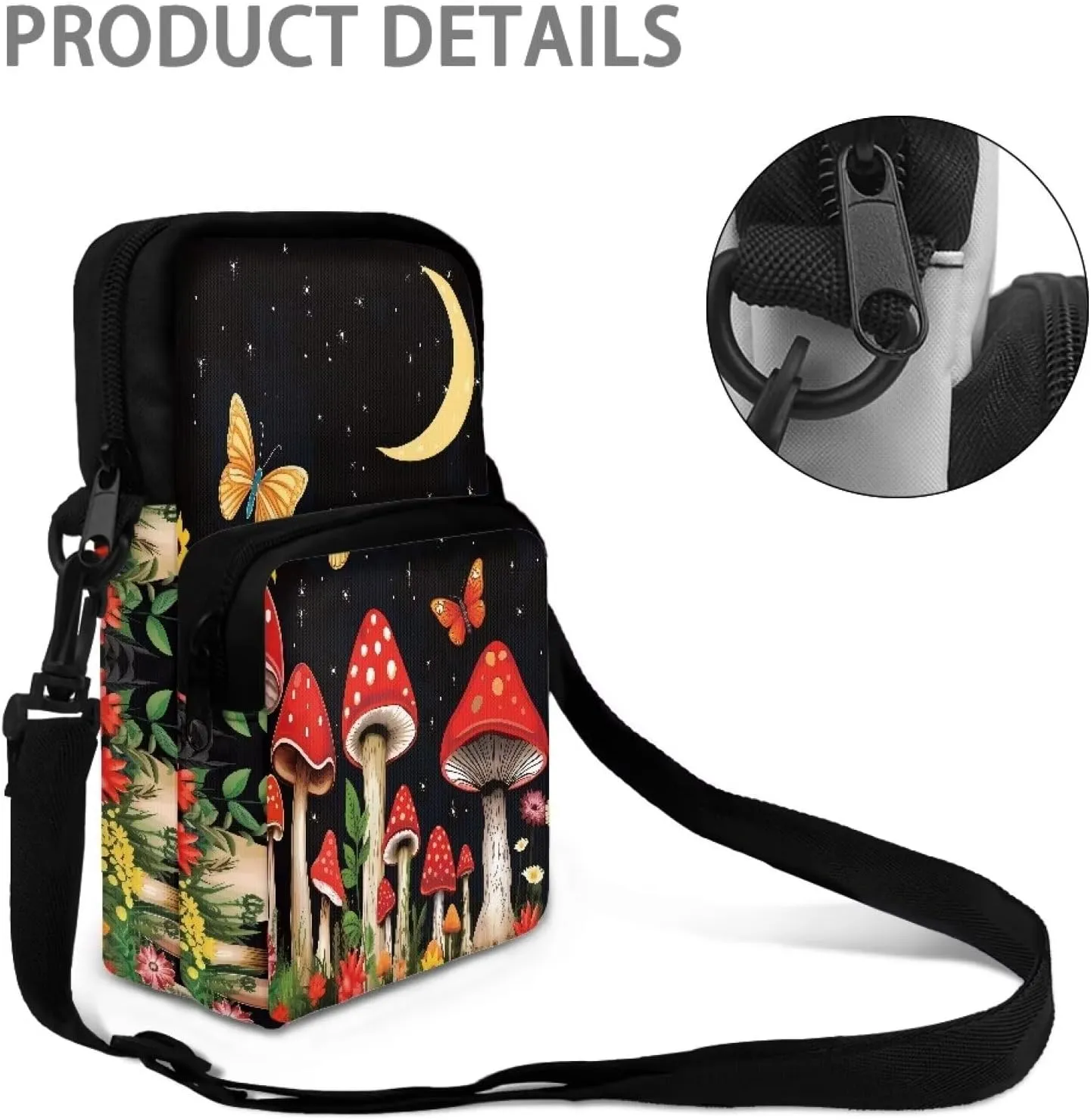 Crossbody Bag for Men Small Cell Phone Purse Wallet Women Shoulder Handbag Travel Gym Bag