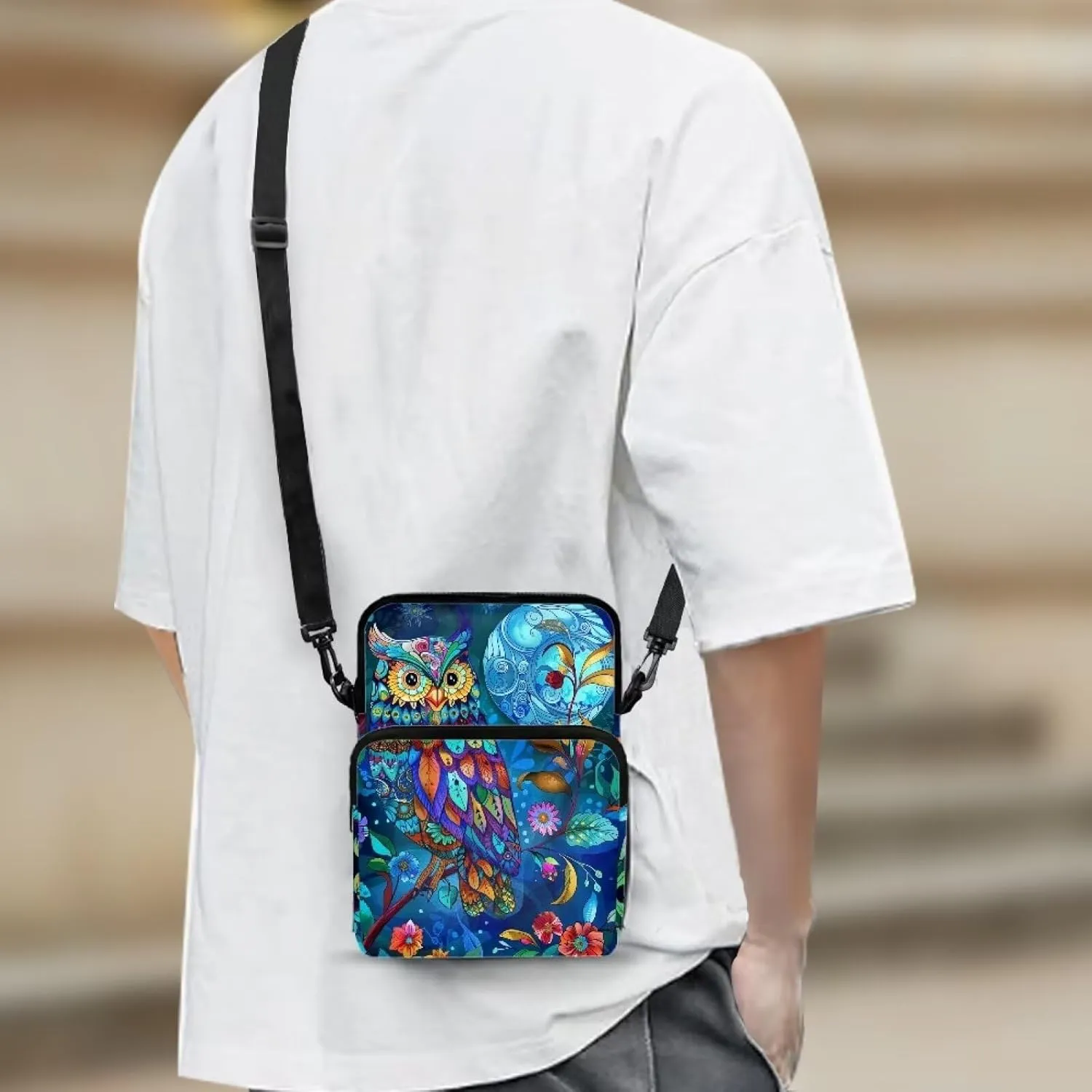 Crossbody Bag for Men Small Cell Phone Purse Wallet Women Shoulder Handbag Travel Gym Bag