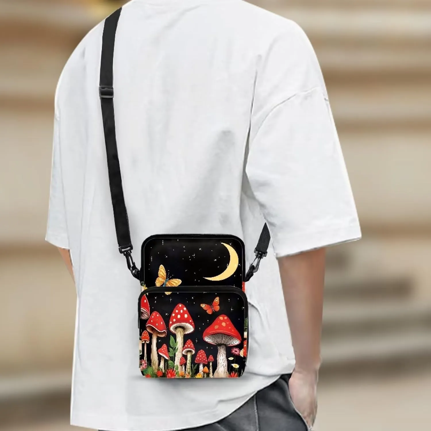 Crossbody Bag for Men Small Cell Phone Purse Wallet Women Shoulder Handbag Travel Gym Bag
