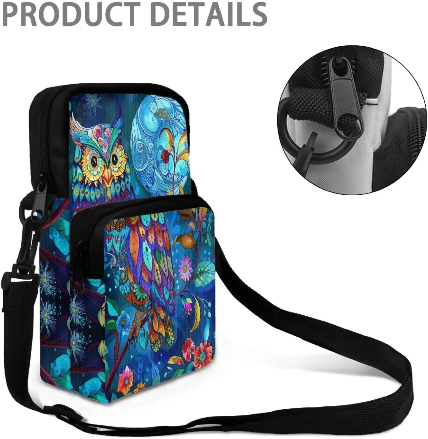 Crossbody Bag for Men Small Cell Phone Purse Wallet Women Shoulder Handbag Travel Gym Bag