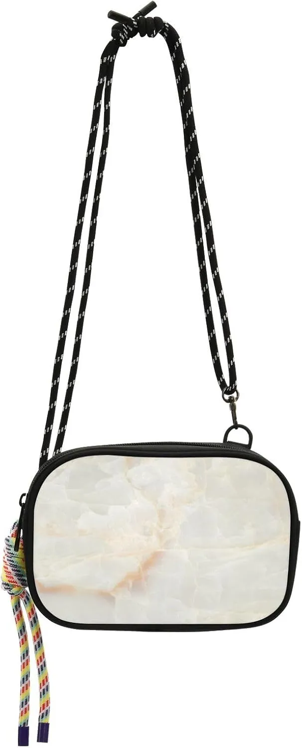 Crossbody Bag Warm Gold Marble Cell Phone Purse Wallet with Credit Card Slots Multicolor Handbag with Adjustable Strap Fits Phone Keys And More