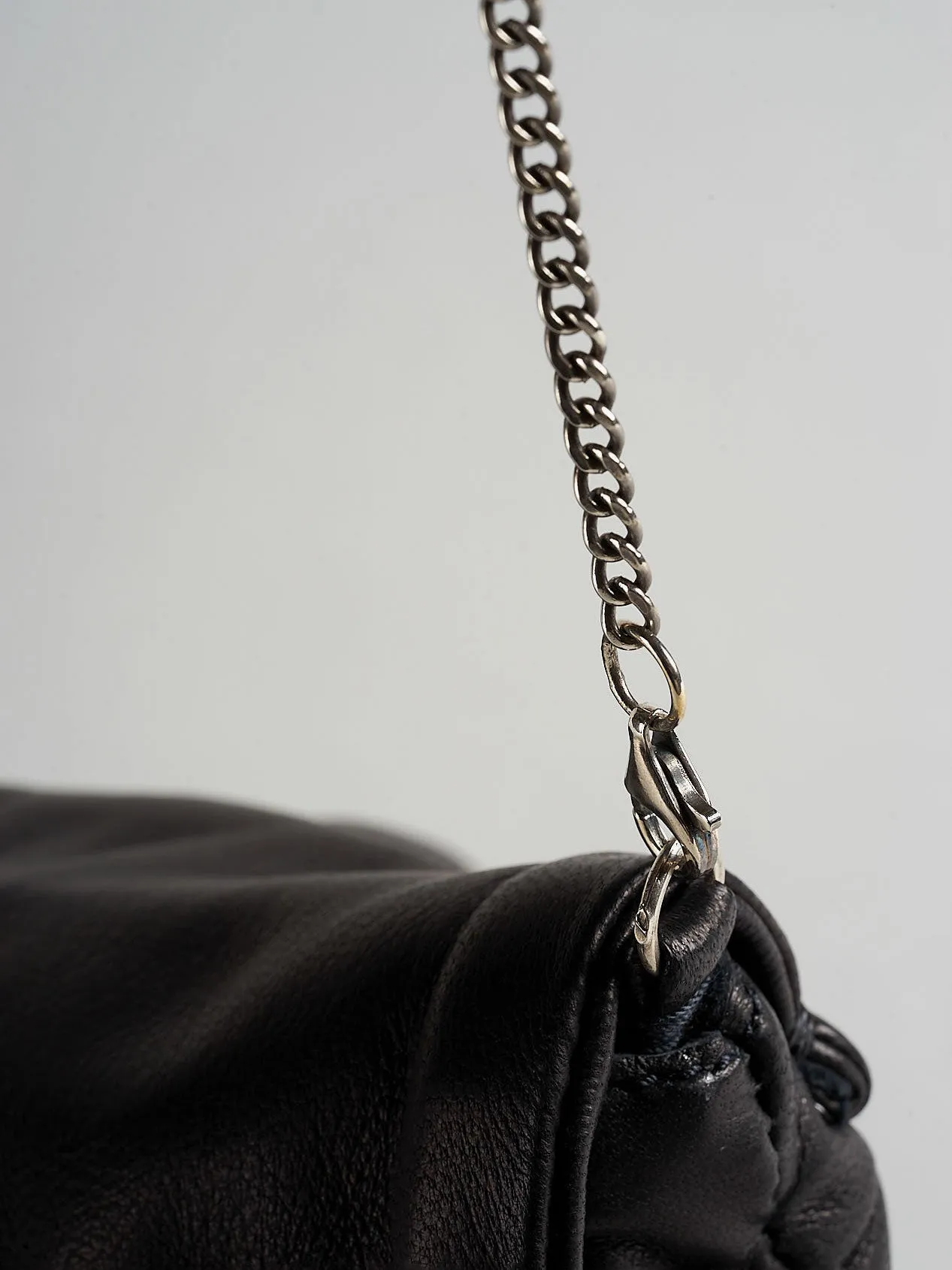 Crossbody Bag with Silver Leaf Detail