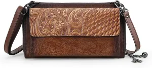 Crossbody Bags For Women, Wristlet Wallet Phone Purse Shoulder handbags Multi-Function Small Clutch Card Holder