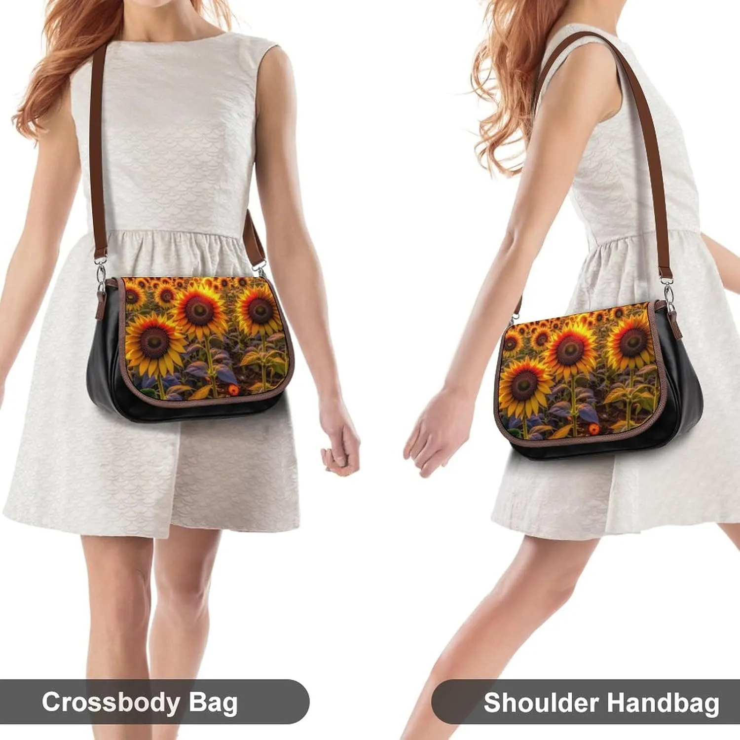 Crossbody Bags Purses Women, Lightweight Functional Multi Pocket Purse Adjustable Strap