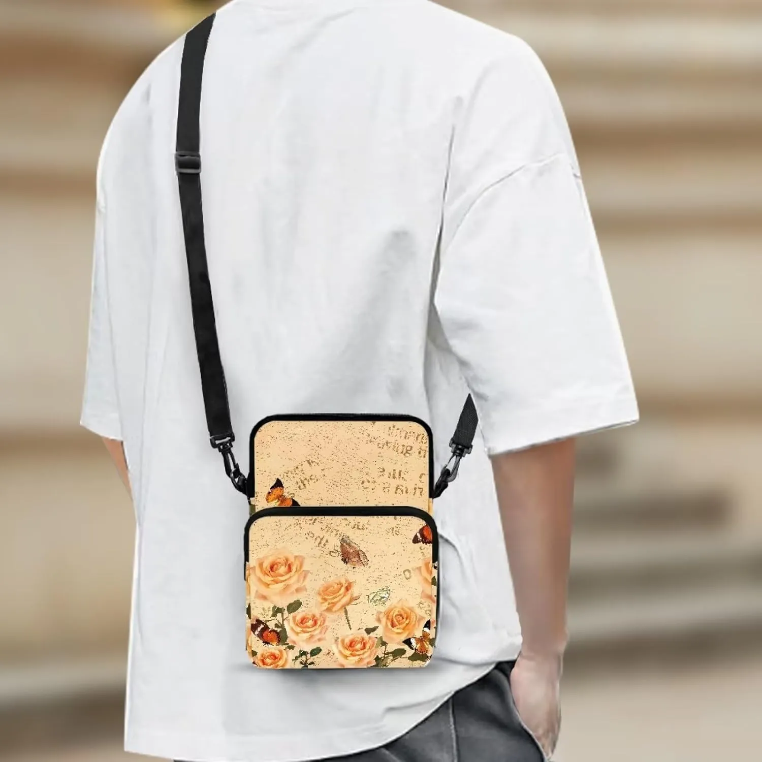 Crossbody Phone Bag Shoulder Arm Bag Cell Phone Purse Key Holder Credit Card Organiser Wallet