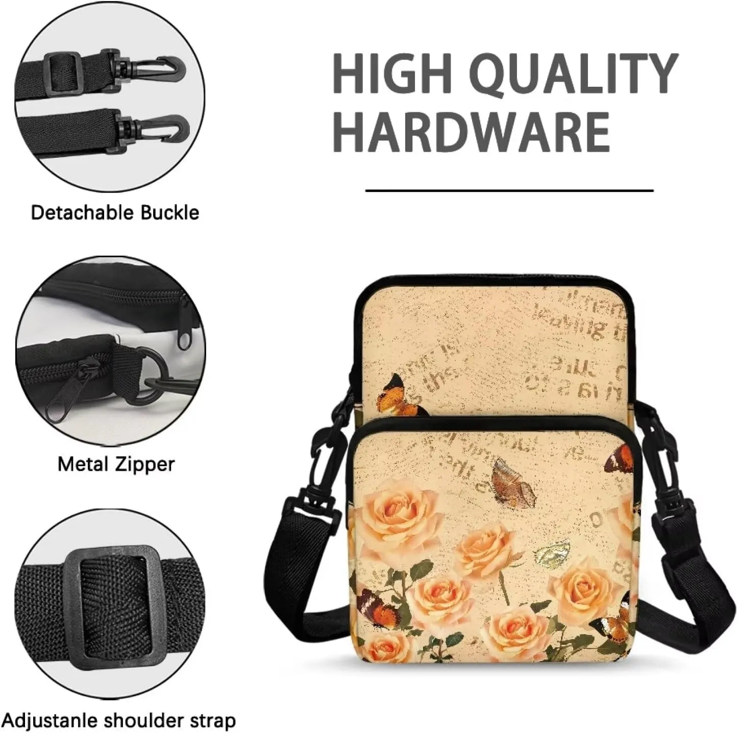 Crossbody Phone Bag Shoulder Arm Bag Cell Phone Purse Key Holder Credit Card Organiser Wallet