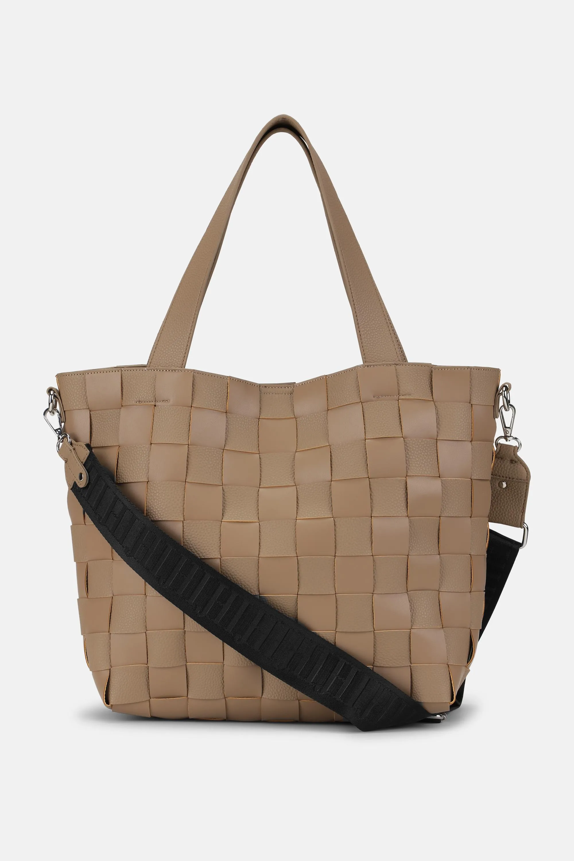 Crossbody Shopper Veske - Greige