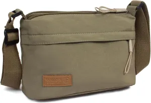 Crossbody Sling Bag Canvas Purse Small Shoulder Handbag 5 Pocket Casual Travel Messenger Hobo Bag Phone Satchel Backpack
