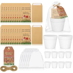 Ctosree 48 Sets End of Year Gifts to Student from Teacher Wildflower Seed Packets Keep Growing Stay Amazing Self Adhesive Seed Envelopes Small Seeds Storage Packets for Graduation Students Favors