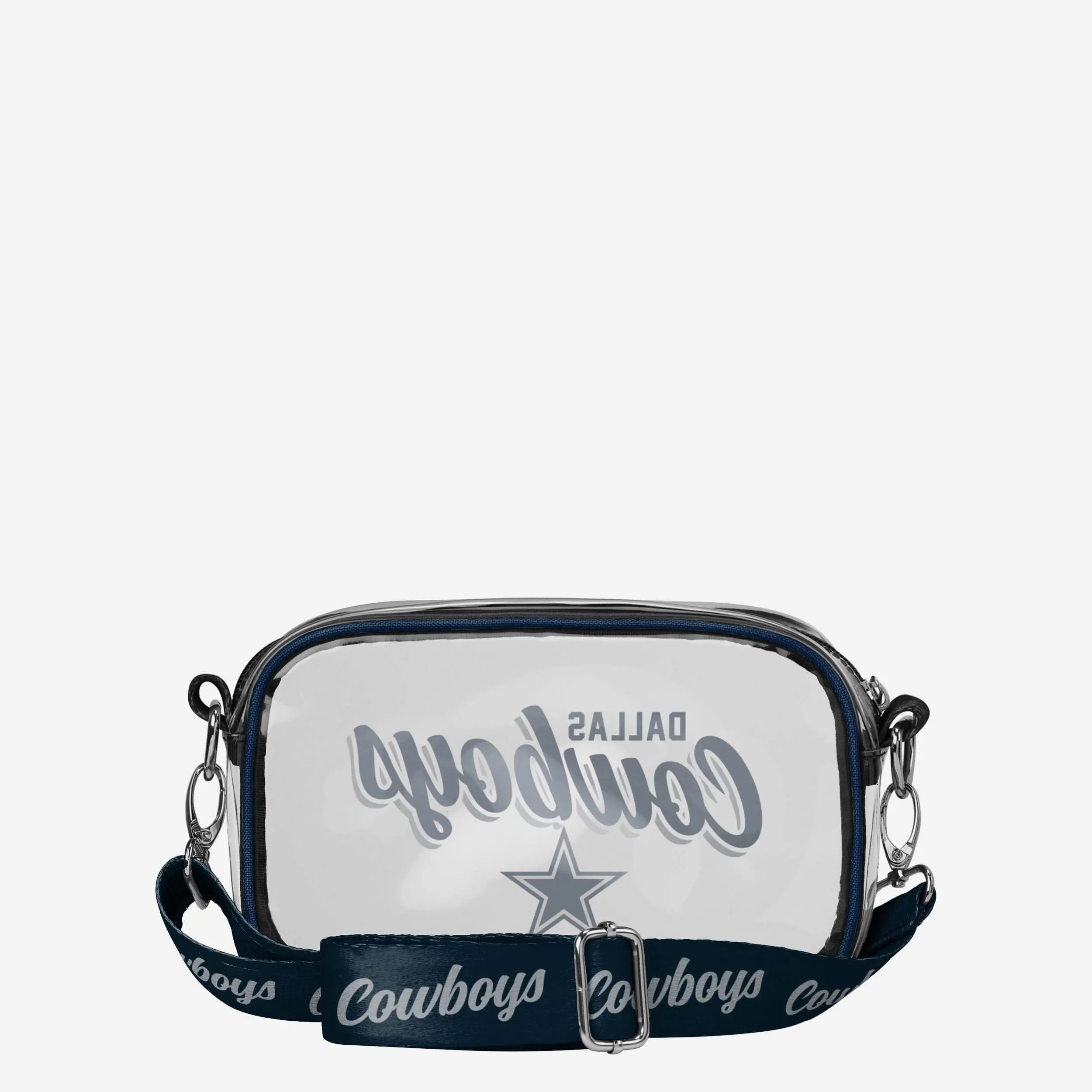 Dallas Cowboys Monty Script Clear Crossbody Bag