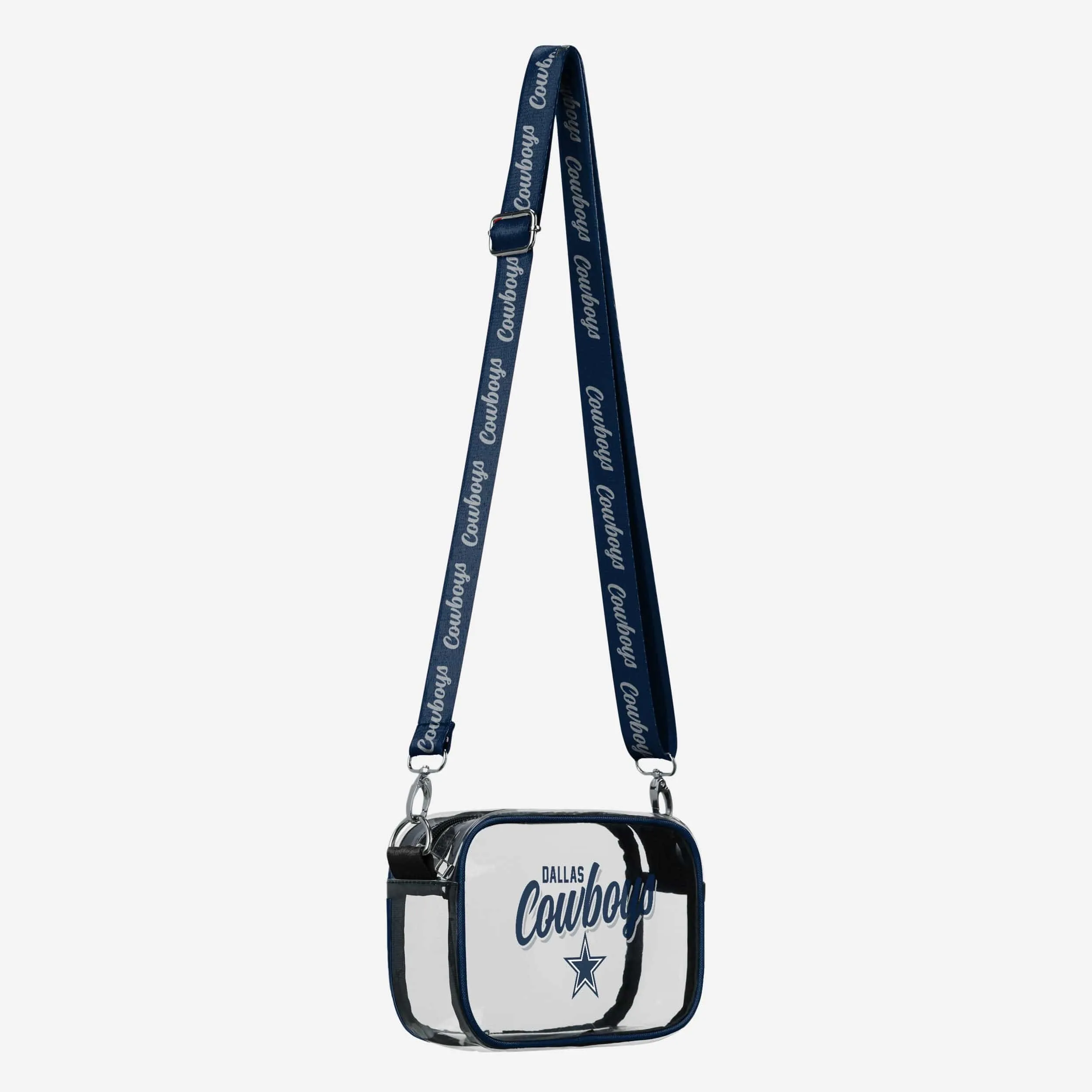 Dallas Cowboys Monty Script Clear Crossbody Bag