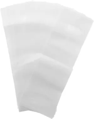 DECHOUS 50pcs Milk Tea Beverage Pouches Single Handle Design Portable Plastic Bag Easy to Carry