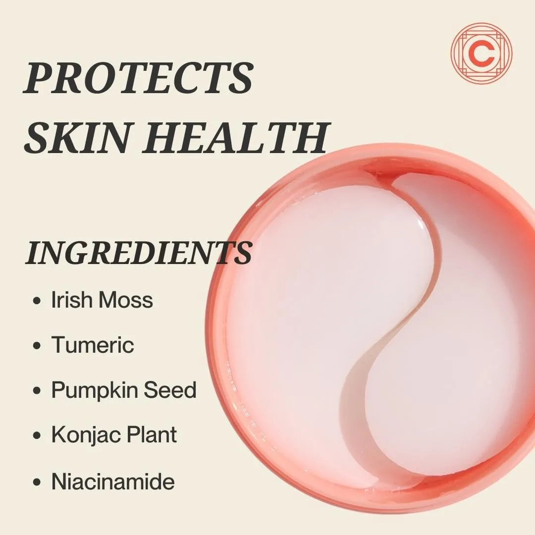 Depuffing Dissolvable Under Eye Masks - Enriched with Glucomannan, and Pumpkin Seed - Combat Fatigue, Reduce Puffiness, and Hydrate for a Fresh Look - Under Eye Mask Patches