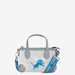 Detroit Lions Big Logo Clear Crossbody Mini Purse