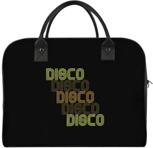 Disco Repeat Duffle Bag for Travel Crossbody Sports Tote Gym Bag Shoulder Weekender Overnight Bag