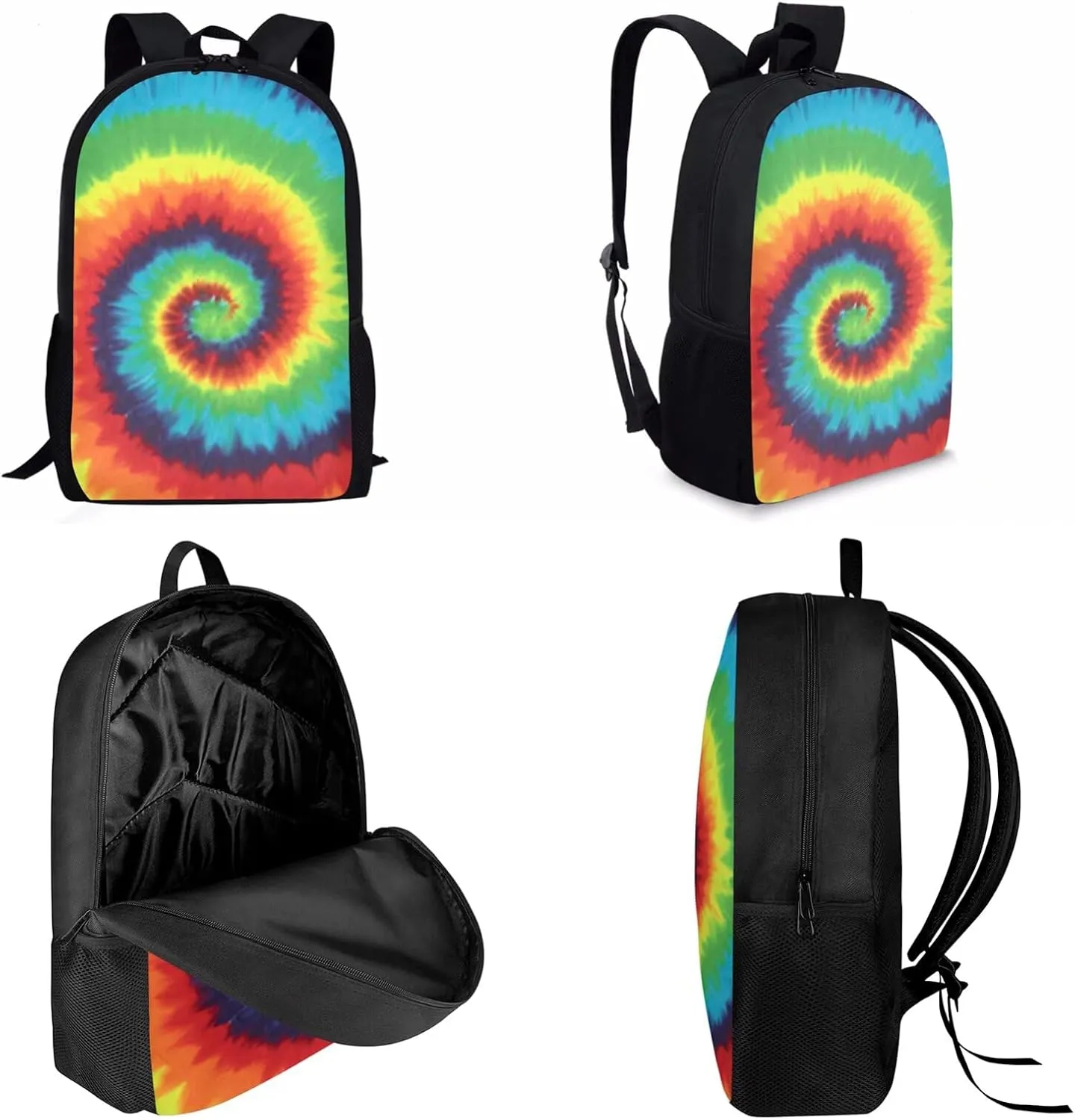Dolyues Deer Bookbags Set of 3 Piece School Backpack for Kids Cute Bookbag with Crossbody Tote Lunch Bag Pencil Pouch Lightweight Book Bags for School