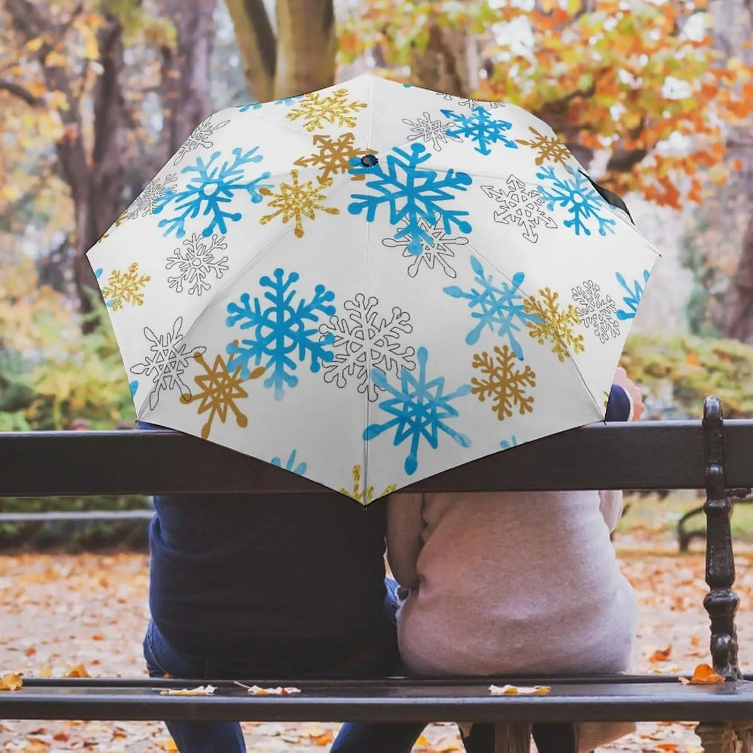 Donnapink Manual Folding Umbrella, Manual UV Sun Parasol UV Protection, Strong Travel Rain Umbrella