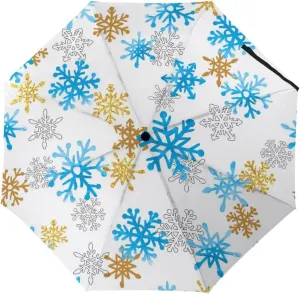 Donnapink Manual Folding Umbrella, Manual UV Sun Parasol UV Protection, Strong Travel Rain Umbrella