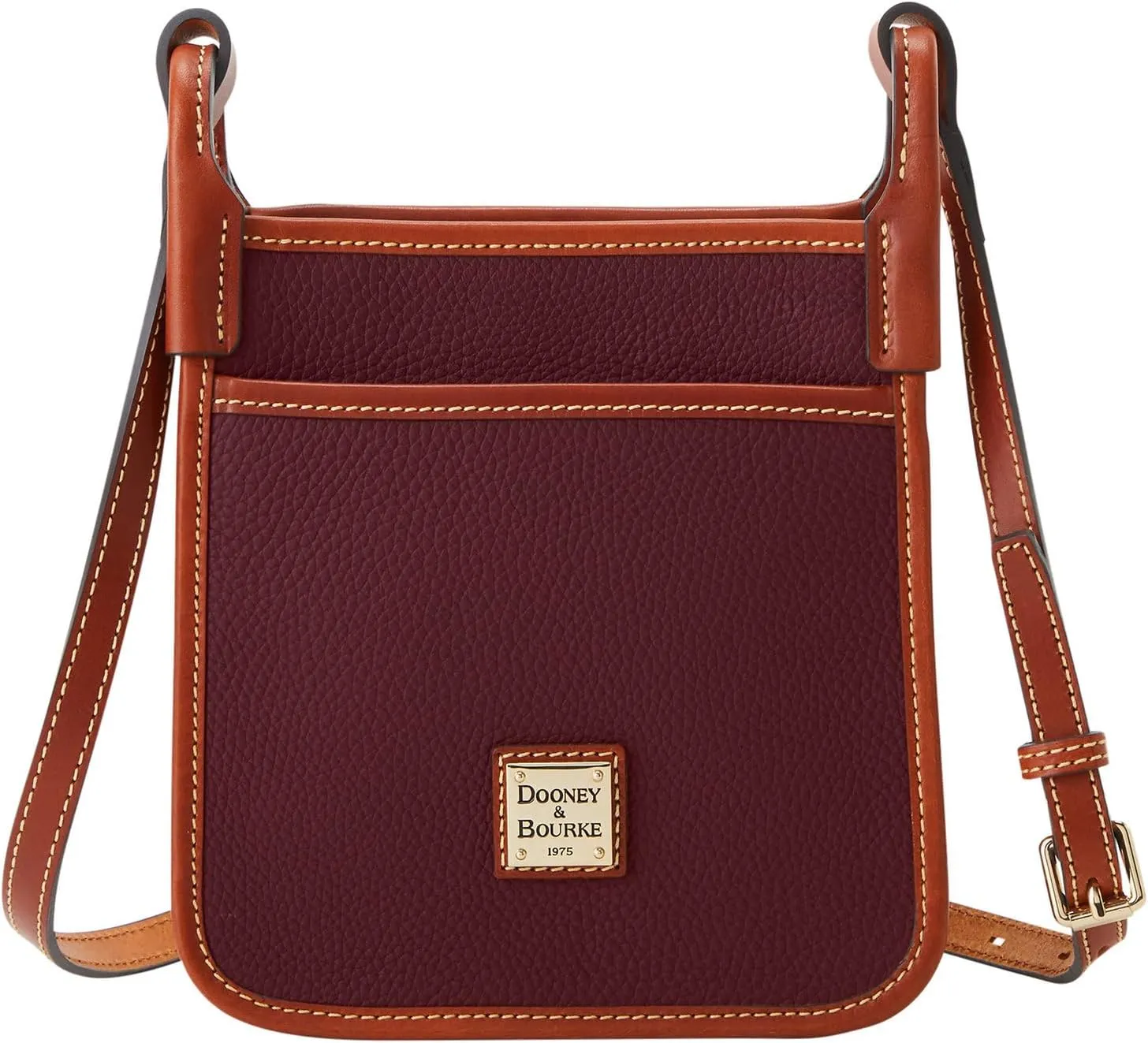 Dooney & Bourke Handbag, Pebble Grain Letter Carrier Crossbody