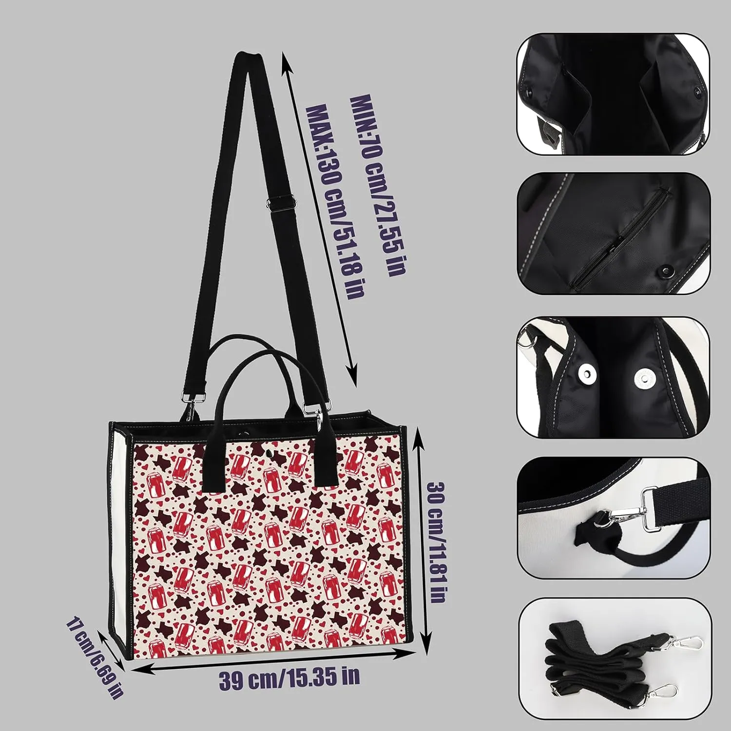 Dr P Crossbody Bag Soda Drinking Lover Gift Soda Social Club Gift Soda Addict Gift