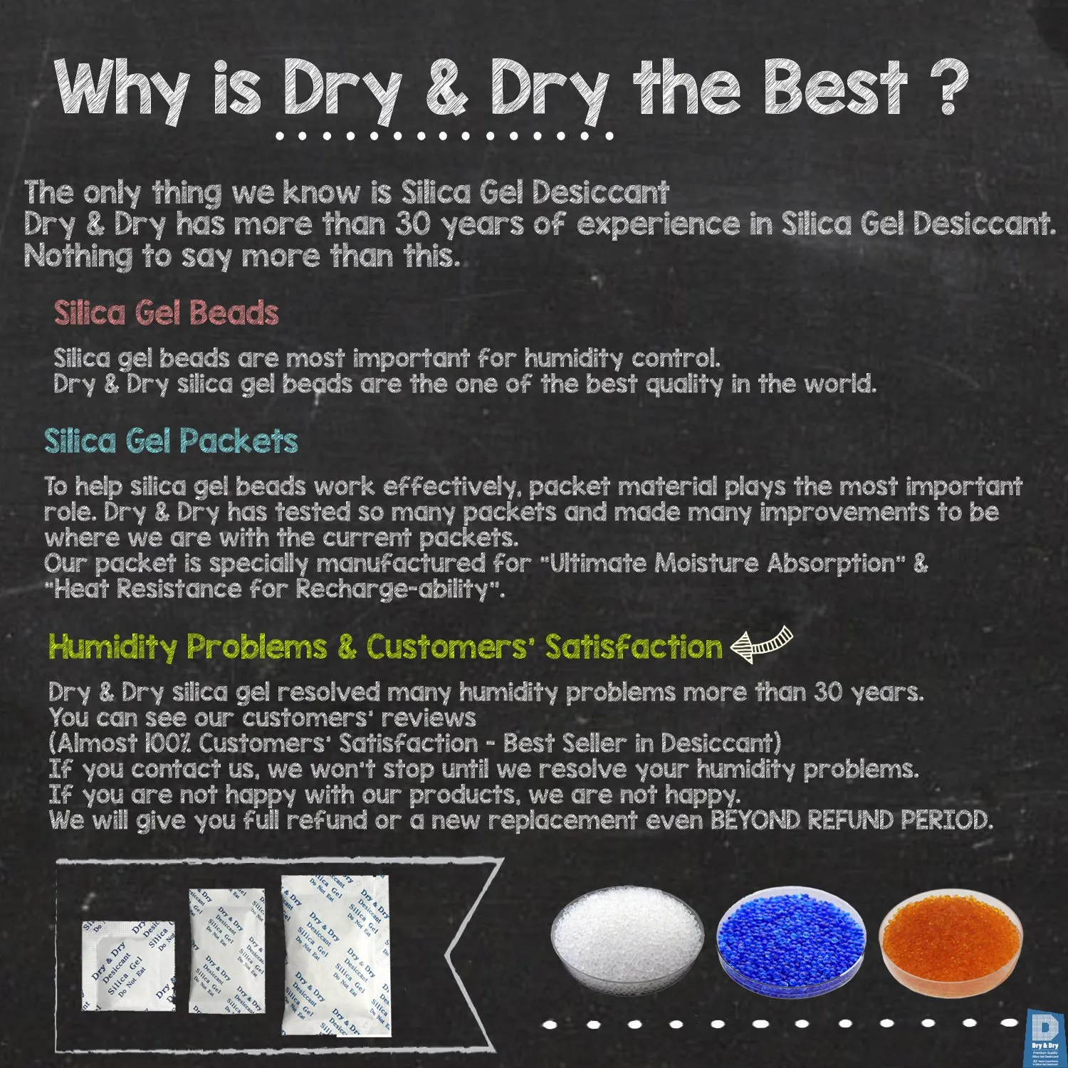 Dry & Dry 10 Gram [40 Packets] Silica Gel Packets, Desiccants - Rechargeable Fabric Silica Gel Packs, Silica Gel, Silica Packets, Desiccant Packs for Storage