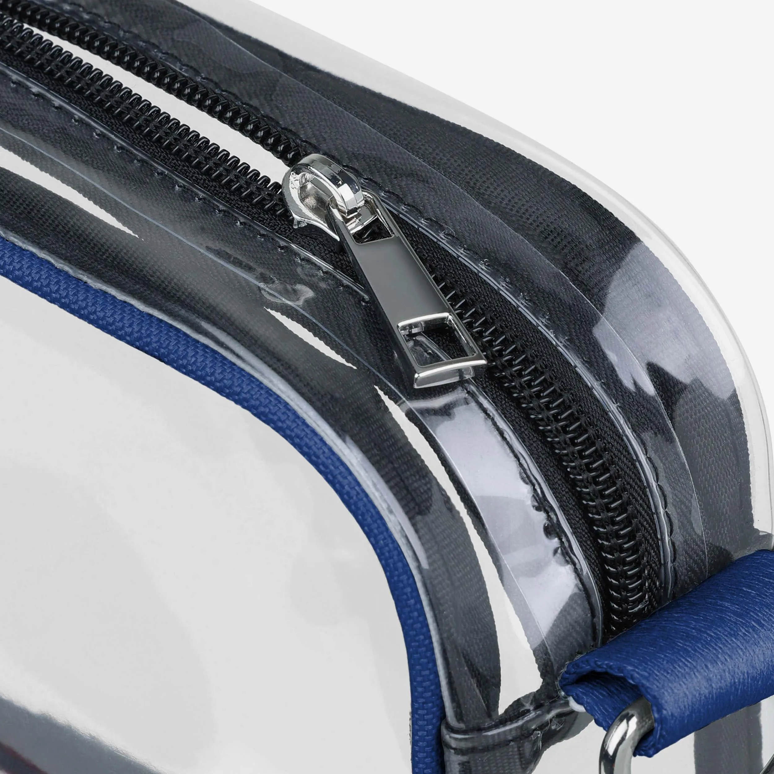 Duke Blue Devils Team Stripe Clear Crossbody Bag