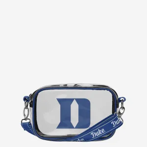 Duke Blue Devils Team Stripe Clear Crossbody Bag