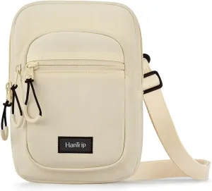 Durable Crossbody Bag for Men and Women Adjustable Shoulder Sling Bag with Multiple Zipper Pockets Unisex Daypack