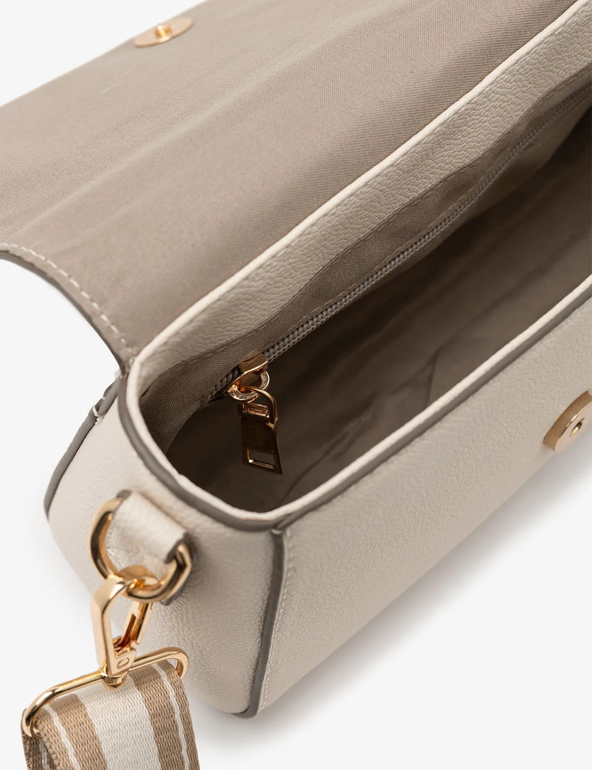 ENAMEL CROSSBODY BAG
