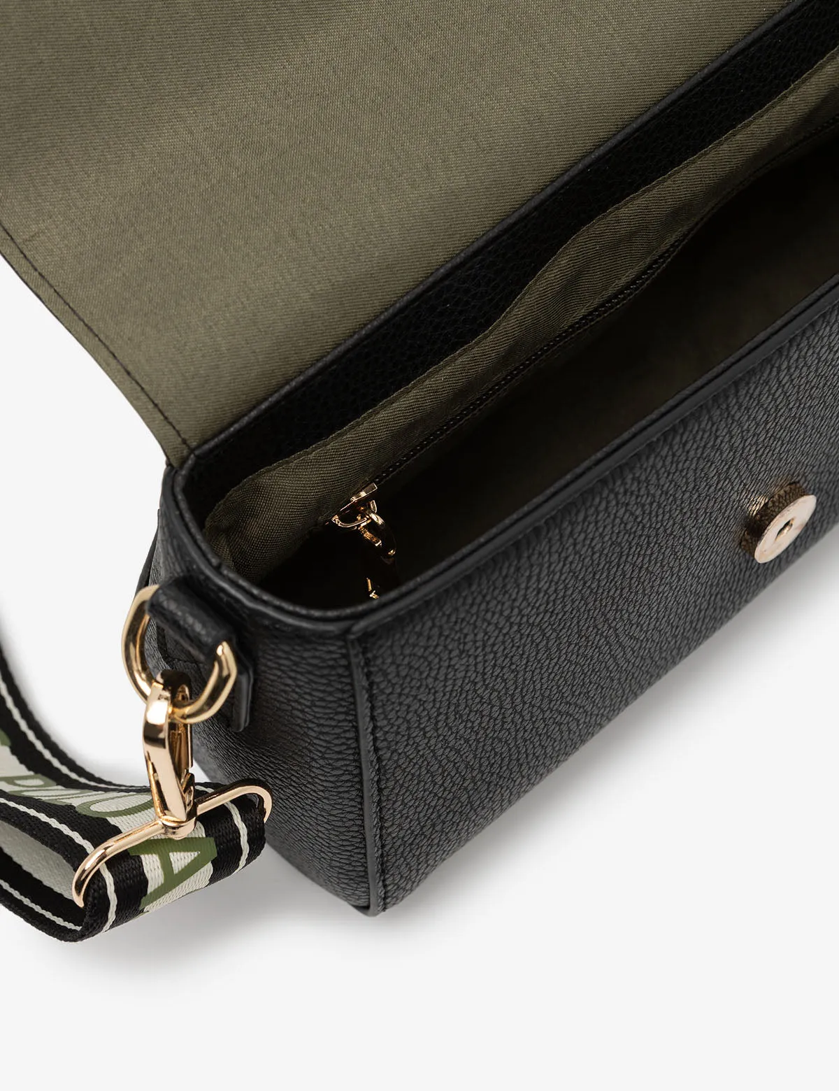 ENAMEL CROSSBODY BAG