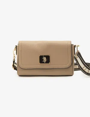 ENAMEL CROSSBODY BAG