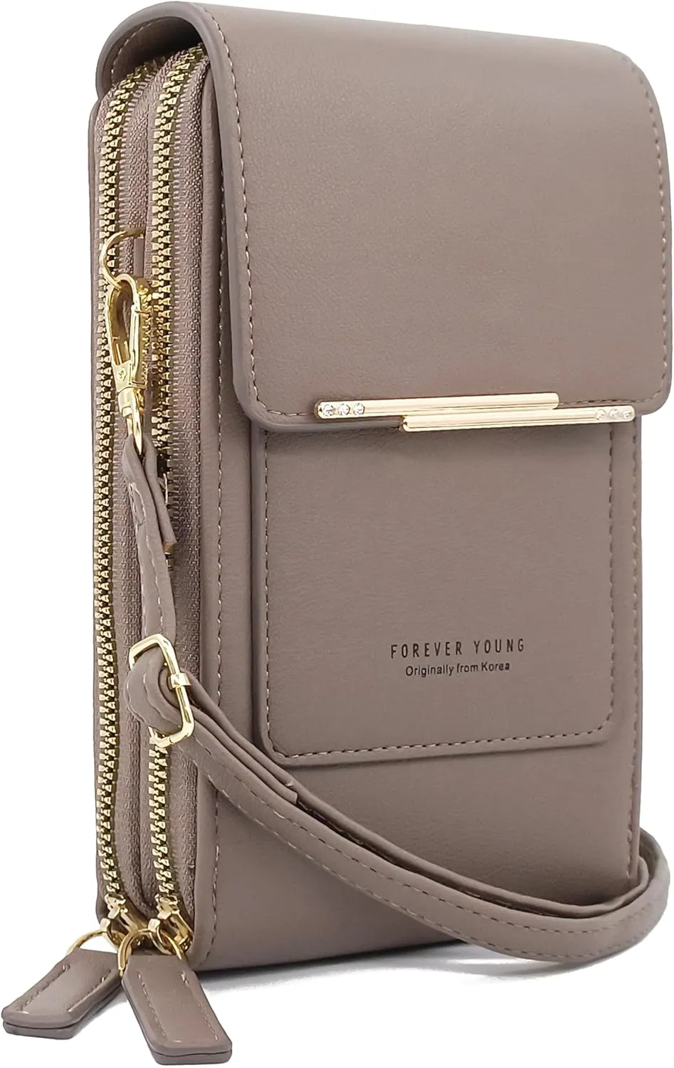 Esimileeya Small Compact Cell Phone Crossbody Bags for Women Trendy Purses Touchscreen Shoulder Bag with Credit Card Slots