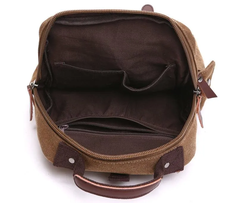 Exquisite Outdoor Canvas Crossbody Bag Travel Shoulder Bag- Grey
