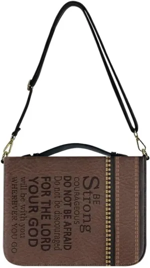 Faithful Hers Bible Covers for Women,Bible Cover with Shoulder Handle,Vintage Bible Carrying Case for Woman,Large Lady Bible Bag,Christmas Gift for Mother