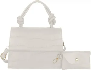 Fashion Shoulder Bag Large Capacity Crossbody Bag for Women Versatile Handbag Square Bag PU Bag with Small Purse