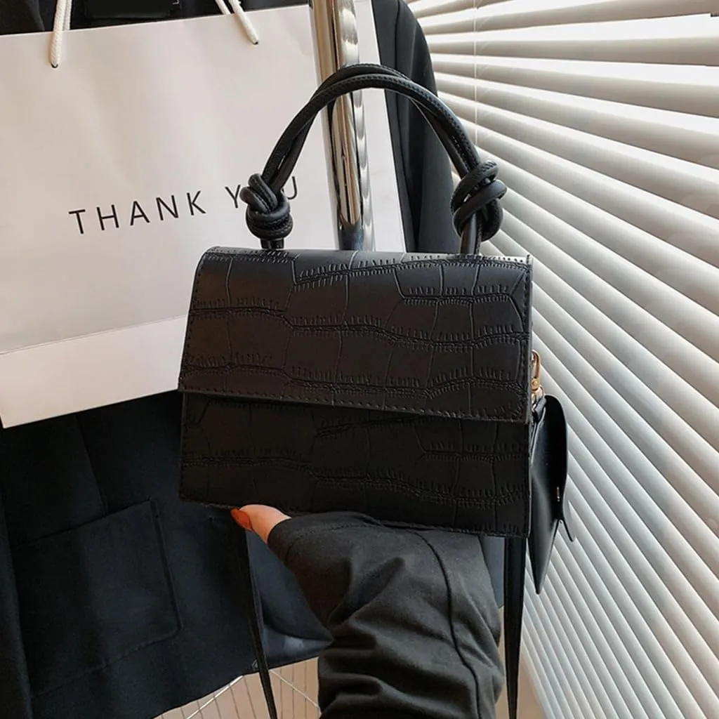 Fashion Shoulder Bag Large Capacity Crossbody Bag for Women Versatile Handbag Square Bag PU Bag with Small Purse